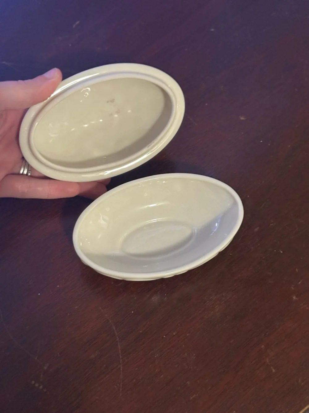 Vintage Lenox Lyric Ivory Porcelain Trinket Box